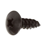 Black Oxide Plate Screw #8 Ser, Ph